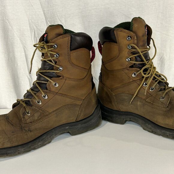 Red Wing King Toe Steel Toe Boots Men’s Size 9EE ASTMF 2413-18 Brown Leather - Picture 5 of 10